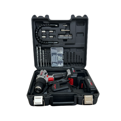 VISSEUSE PERCEUSE CROWN CT21102H-2-29 SANS FIL 20V 2 BATTERIES TOOL CASE 29PCS